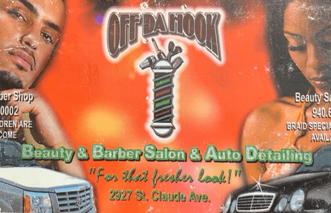 Scoop Da Barber / ODH Timeline Old Business Card
